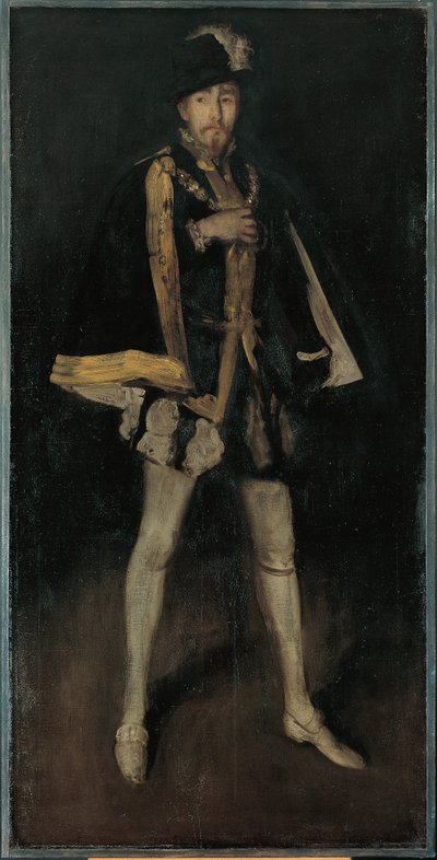 Arrangement en noir, no 3 : Sir Henry Irving en Philippe II d'Espagne - James McNeill Whistler