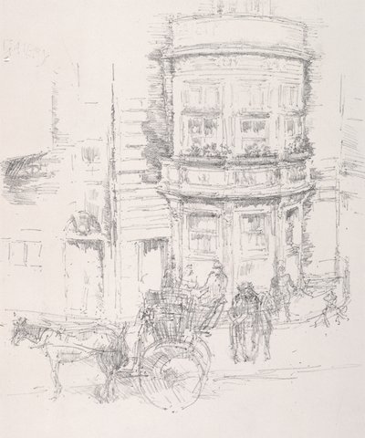 Arrière du Gaiety Theatre - James McNeill Whistler