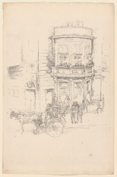 Arrière du Théâtre Gaiety - James Abbott McNeill Whistler