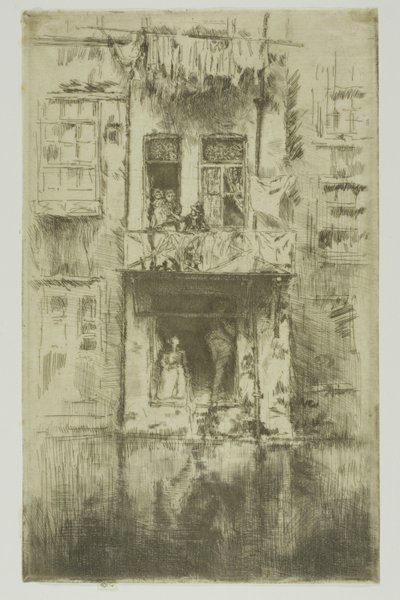 Balcon, Amsterdam - James Abbott McNeill Whistler