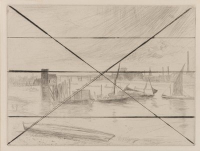 Aube à Battersea (Cadogan Pier) - James Abbott McNeill Whistler