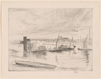 Battersea Dawn (Cadogan Pier) - James McNeill Whistler