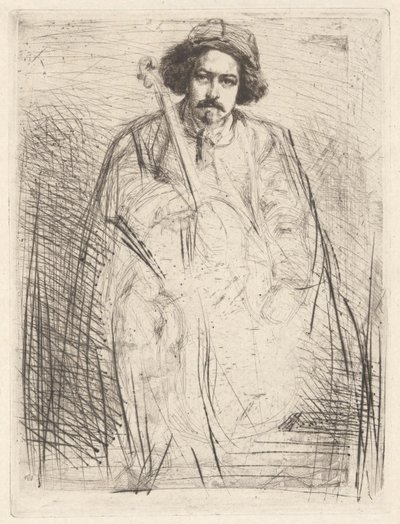 Becquet (Le Violoniste) - James Abbott McNeill Whistler