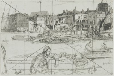Quai du Lion Noir - James Abbott McNeill Whistler
