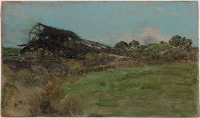 Bleu et émeraude : Mine de charbon - James Abbott McNeill Whistler