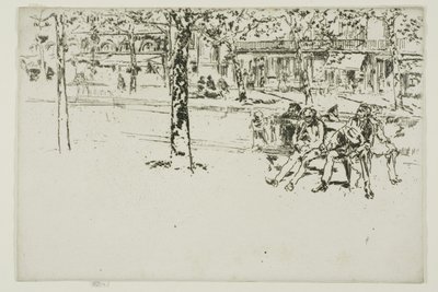 Boulevard Poissonnière, Paris - James Abbott McNeill Whistler