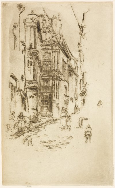 Chancellerie, Loches - James Abbott McNeill Whistler