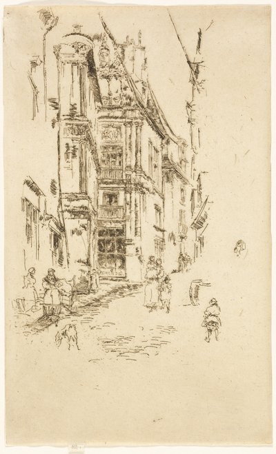 Chancellerie, Loches - James McNeill Whistler