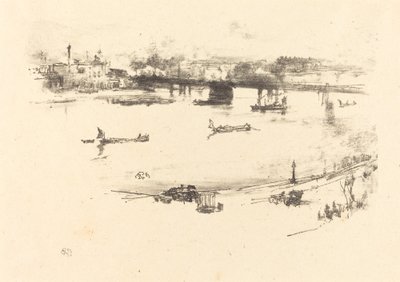 Pont ferroviaire de Charing Cross - James Abbott McNeill Whistler