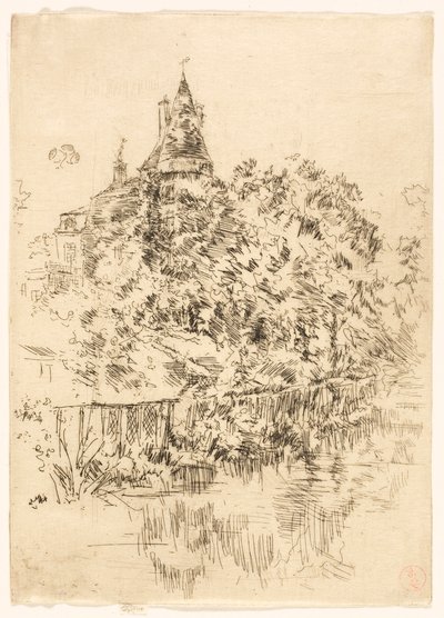 Château de Verneuil, Touraine - James McNeill Whistler