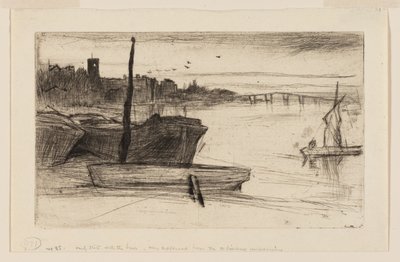 Pont et église de Chelsea - James Abbott McNeill Whistler