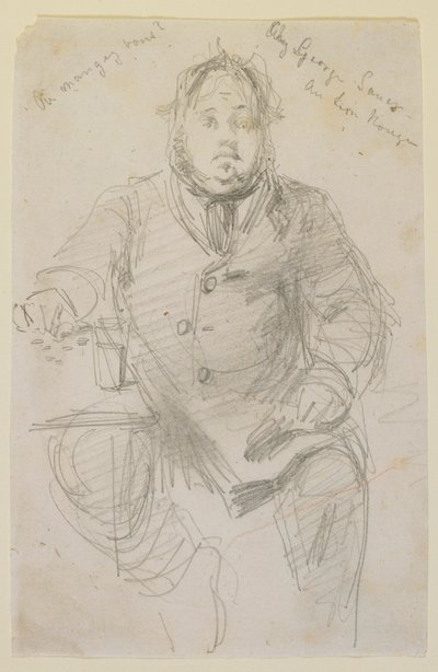 Chez George Sauer au Lion Rouge - James Abbott McNeill Whistler