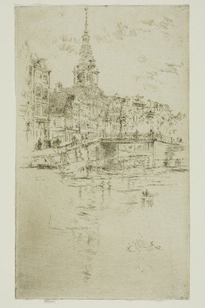 Église, Amsterdam - James Abbott McNeill Whistler