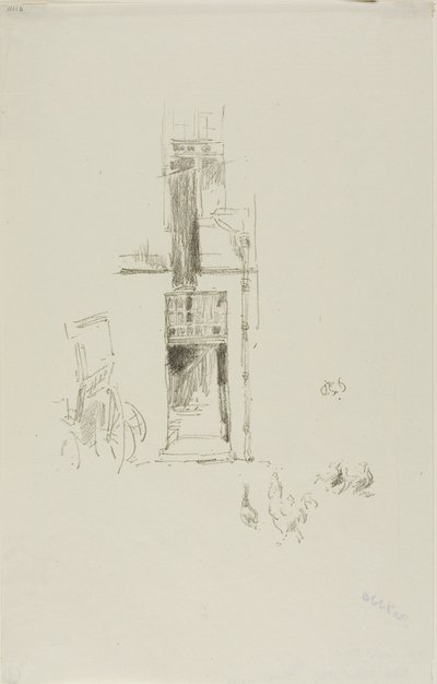 Coqs et poules, Hôtel Colbert - James Abbott McNeill Whistler