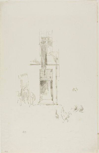Coqs et poules, Hôtel Colbert - James Abbott McNeill Whistler