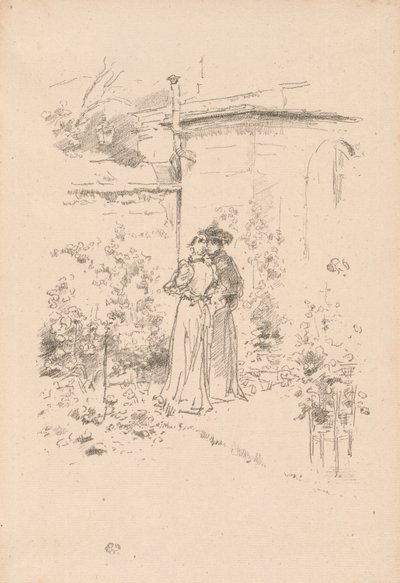 Confidences dans le jardin - James Abbott McNeill Whistler