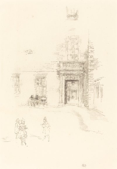 Cour, hôpital de Chelsea - James Abbott McNeill Whistler