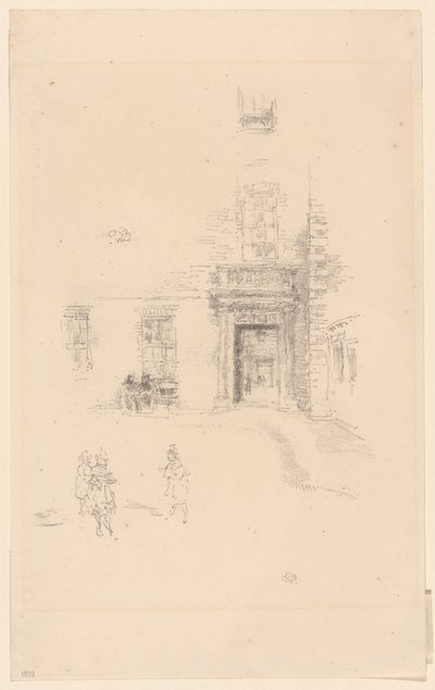 Cour, hôpital de Chelsea - James Abbott McNeill Whistler