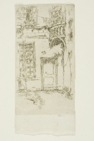 Cour, rue P. L. Courier, Tours - James Abbott McNeill Whistler