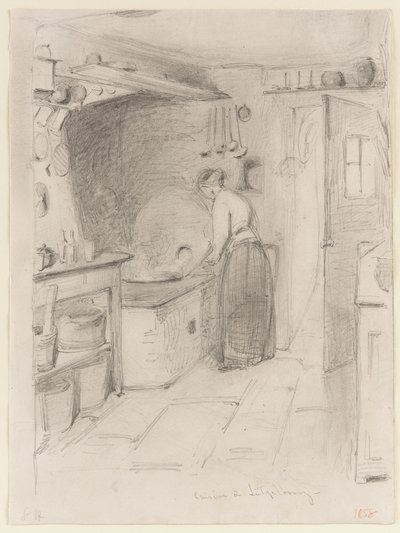 Cuisine à Lutzelbourg - James Abbott McNeill Whistler