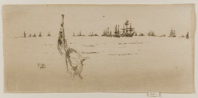 Abaisser le Drapeau - James Abbott McNeill Whistler