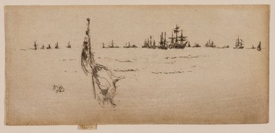 Trempage du drapeau - James McNeill Whistler