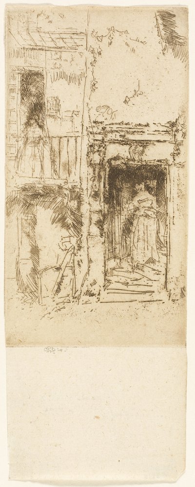 Porte, Écuries - Loches - James Abbott McNeill Whistler