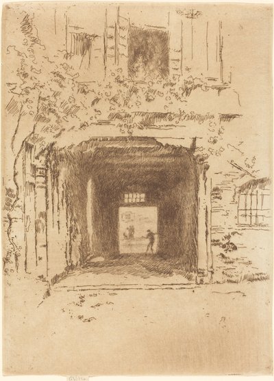 Porte et vigne - James Abbott McNeill Whistler