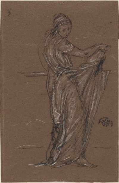 Figure féminine drapée - James Abbott McNeill Whistler