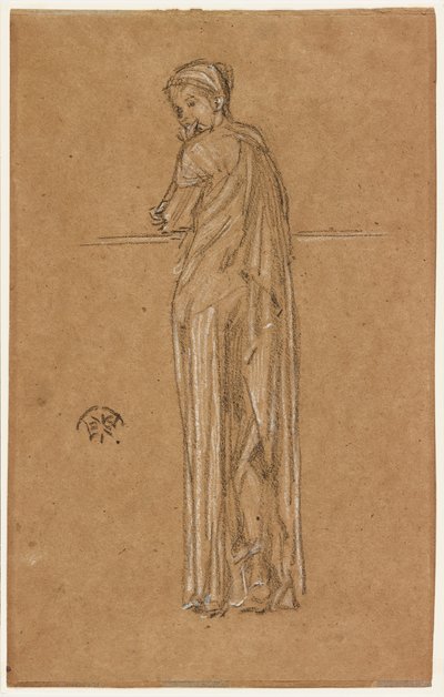 Figure drapée debout - James Abbott McNeill Whistler