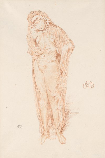 Figure drapée, debout - James Abbott McNeill Whistler