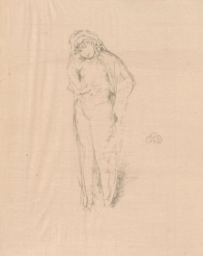 Figure drapée, debout - James Abbott McNeill Whistler