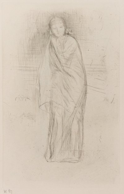 Modèle drapé - James Abbott McNeill Whistler