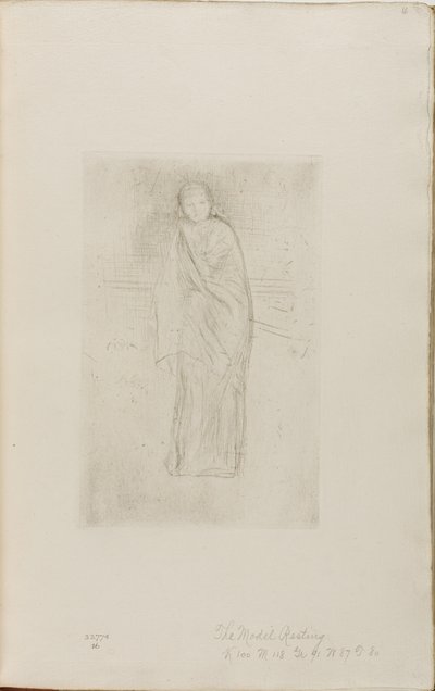 Modèle drapé - James Abbott McNeill Whistler