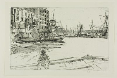 Eagle Wharf - James Abbott McNeill Whistler