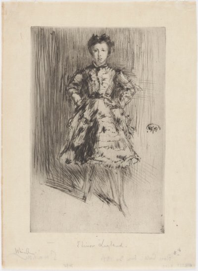 Elinor Leyland - James Abbott McNeill Whistler