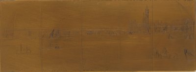 Plaque de gravure : Vieux pont de Westminster - James Abbott McNeill Whistler