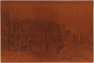 Plaque de gravure : Thames Police - James Abbott McNeill Whistler