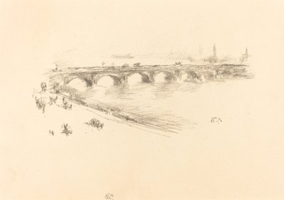 Soir, Little Waterloo Bridge - James Abbott McNeill Whistler
