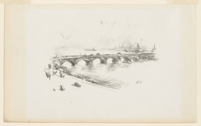 Soir, Petit Pont de Waterloo - James Abbott McNeill Whistler