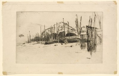 Bateaux de pêche, Hastings - James Abbott McNeill Whistler