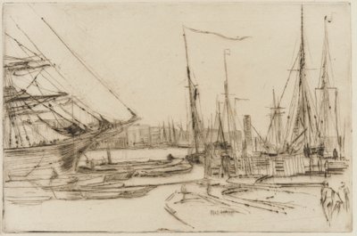 De Billingsgate - James Abbott McNeill Whistler