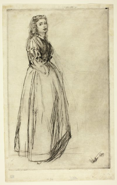 Fumette, debout - James Abbott McNeill Whistler