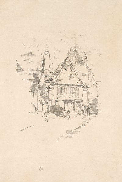 Toits à pignon - James Abbott McNeill Whistler