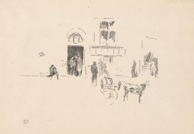 Porte de scène de la Gaieté - James Abbott McNeill Whistler