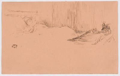 Fille lisant au lit - James McNeill Whistler