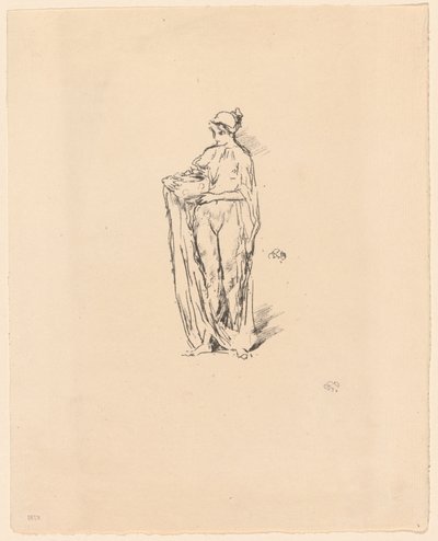 Fille avec bol - James Abbott McNeill Whistler