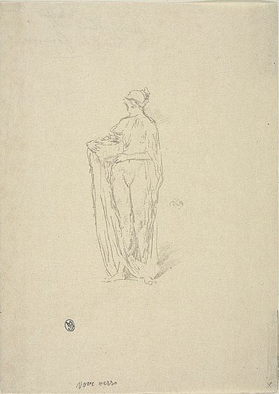 Fille avec bol - James Abbott McNeill Whistler
