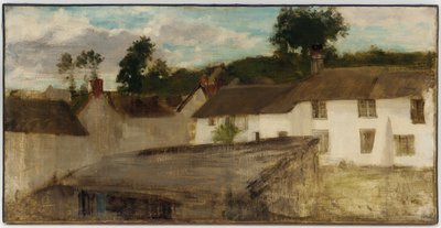 Vert et argent : les cottages du Devonshire - James Abbott McNeill Whistler