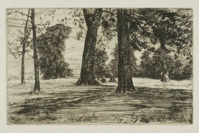 Parc de Greenwich - James Abbott McNeill Whistler